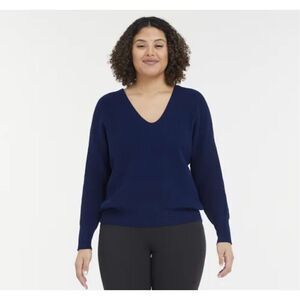 Philosophy Women's Drop Shoulder Pointelle Sleeve Sweater Size Medium NWOT